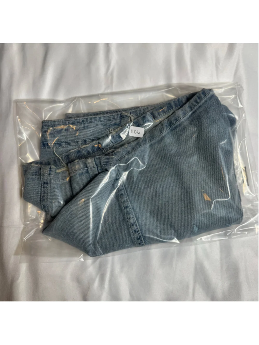 Women's Xhilaration Blue Jean Shorts Size 9 Lace-Up Front